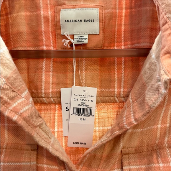 American Eagle Outfitters Plaid Soft
Flannel Shirt NWT - Picture 2 of 7
